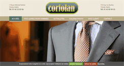 Desktop Screenshot of coriolan-paris6.com